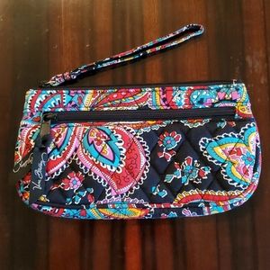 Vera Bradley Parisian Paisley wristlet